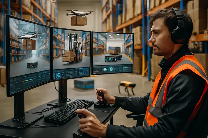 Warehouse Robot Controller in Action-Bulldog rack