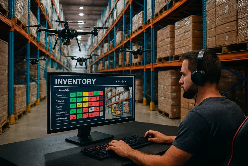 Warehouse-drone-operator